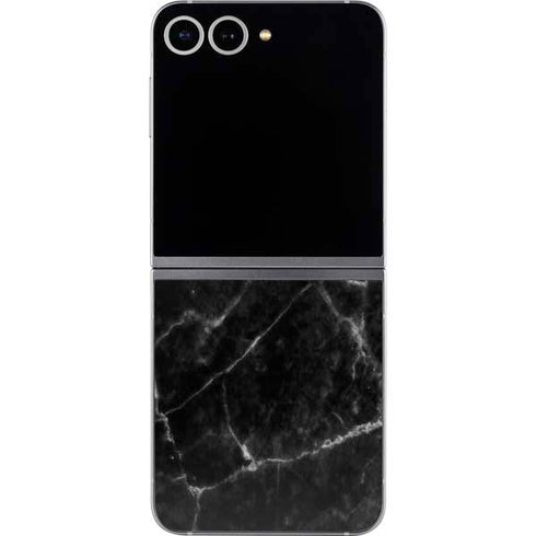 Black Marble Galaxy Z Flip6 Skin